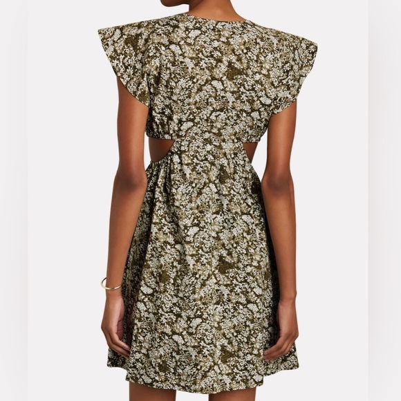 Rails Nyla Vine Mini Dress in Olive - Picture 6 of 10